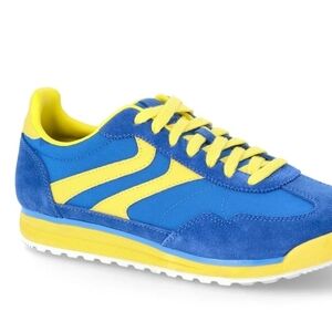 No Boundaries Blue and Yellow Men's Sneakers